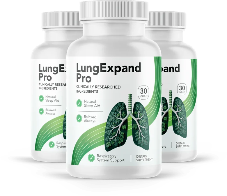 LungExpand Pro respiratory support three-bottle pack